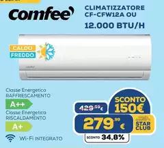 Comfeè - Cf-CFW12A Ou 12000 Btu/H