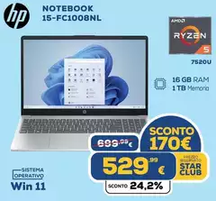 HP - Notebook 15-fc1008nl