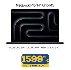 Star - Macbook Pro 14" Chip M5