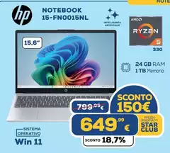 HP - Notebook 15-FN0015NL