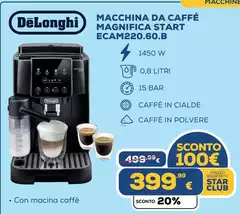 De Longhi - Macchina Da Caffé Magnifica Start ECAM220.60.B