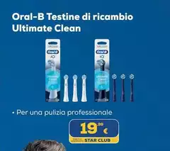 Oral b - Testine Di Ricambio Ultimate Clean