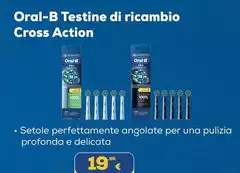 Oral b - Testine Di Ricambio Cross Action