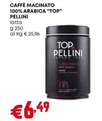 Pellini - Caffè Macinato 100% Arabica "top"