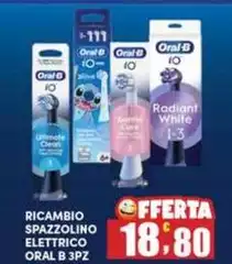 Oral b - Ricambio Spazzolino Elettrico