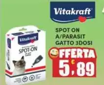 Vitakraft - Spot On A/Parasit Gatto 3dosi