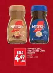 Nescafé - Caffè Solubile Crema O Per Latte