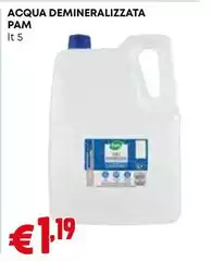 Pam - Acqua Demineralizzata