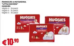 Huggies - Pannolini A Mutandina "Little Movers"