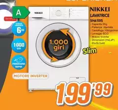Nikkei - Lavatrice SN6101S 