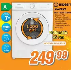 Indesit - Lavatrice IMA 762MYTIMEIT