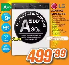 LG - Lavatrice F2NX50S9THB 