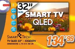 Smart Technologies - Tv Qled 32" - 32QG01V 