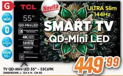 TCL - Tv QD-Mini Led 55"-55C69K