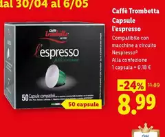 Caffè Trombetta - Capsule L'Espresso