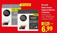 Nescafé - Dolce Gusto Espresso Barista O Intenso
