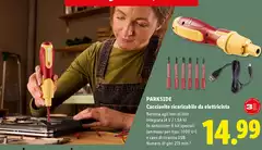 Parkside - Cacciavite Ricaricabile Da Elettricista