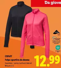 Crivit - Felpa Sportiva Da Donna