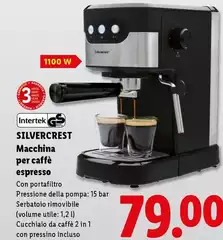 Silvercrest - Macchina Per Caffè Espresso