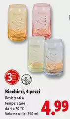 Bicchieri, 4 Pezzi