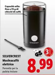 Silvercrest - Macinacaffè Elettrico