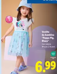 Vestito Da Bambina "Peppa Pig, Bluey"
