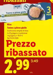 Nixe - Tonno A Pinne Gialle