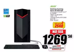 Acer - Desktop Gaming Nitro 5 N50-5524