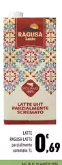 Ragusa latte - Latte Parzialmente Scremato