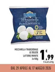 Le delizie - Mozzarella Tradizionale