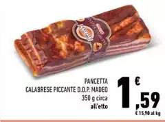 Madeo - Pancetta Calabrese Piccante D.O.P. Madeo - Pancetta Calabrese Piccante D.O.P.