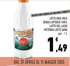 Fattoria Latte Sano - Latte Dige Milk Senza Lattosio 100% Latte Del Lazio Fattoria Latte Sano - Latte Dige Milk Senza Lattosio 100% Latte Del Lazio