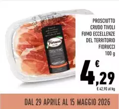 Fiorucci - Prosciutto Crudo Tivoli Fumo Eccellenze Del Territorio