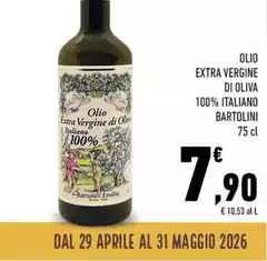 Bartolini - Olio Extra Vergine Di Oliva 100% Italiano