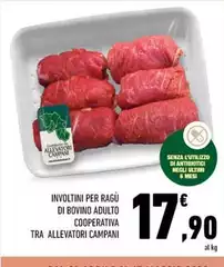 Cooperativa Tra Allevatori Campani - Involtini Per Ragù Di Bovino Adulto