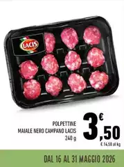 Lacis - Polpettine Maiale Nero Campano