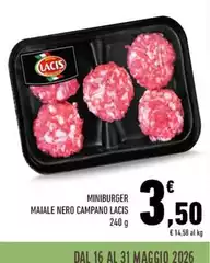 Lacis - Miniburger Maiale Nero Campano