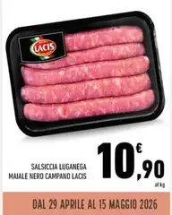 Lacis - Salsiccia Luganega Maiale Nero Campano