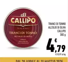Callipo - Tranci Di Tonno All'olio Di Oliva