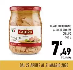 Callipo - Trancetti Di Tonno All'Olio Di Oliva