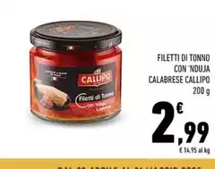 Callipo - Filetti Di Tonno Con 'nduja Calabrese
