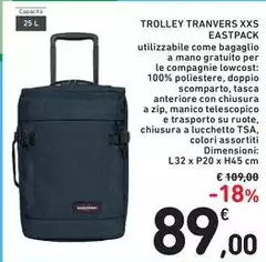Eastpak - Trolley Tranvers Xs