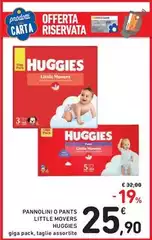 Huggies - Pannolini O Pants Little Movers
