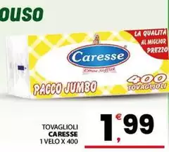 Caresse - Tovaglioli 1 Velo X 400