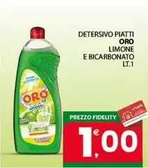 Oro saiwa - Detersivo Piatti Limone E Bicarbonato