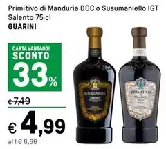 Guarini - Primitivo Di Manduria DOC O Susumaniello IGT