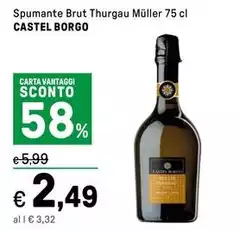 Corte del borgo - Spumante Brut Thurgau Müller