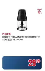 Philips - Kitchen Preparazione Cibi Tritatutto Serie 3000 Hr1501100 Philips - Kitchen Preparazione Cibi Tritatutto Serie 3000 Hr1501100