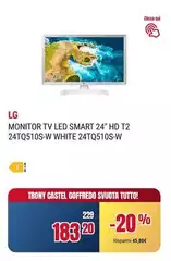 LG - Monitor Tv Led Smart 24" Hd T2