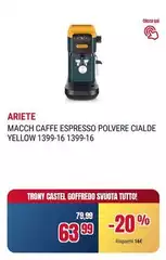 Ariete - Macch Caffe Espresso Polvere Cialde Yellow
